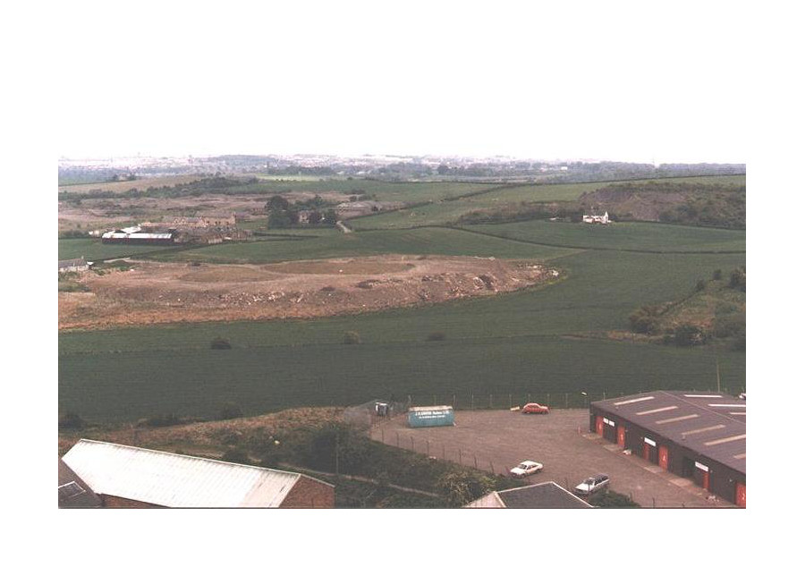 Aerial view of Drumsagard area before modern housing development